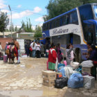 PANORAMA. En la Terminal de Buses, la temporada actual es baja en demanda de pasajeros.