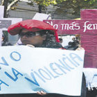 PROTESTAS. Continan las manifestaciones contra actos de violencia contra las mujeres.