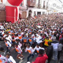 Hubo una masiva participacin del estudiantado de Sucre.