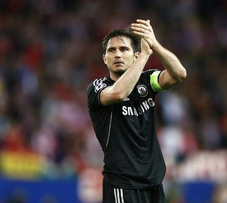 Frank Lampard es un cono del club azul Chelsea.