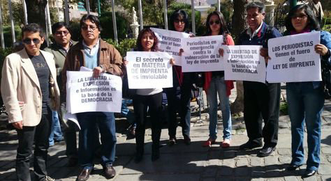 MEDIDA. Los trabajadores de la informacin saldrn a protestar hoy, en todo el pas.