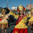 FOLCLORE. La danza de la Llamerada en la Entrada Universitaria del ao pasado.