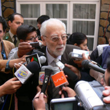 DENUNCIA. El presidente del Tribunal Supremo de Justicia, Jorge Isaac von Borries, respondi a las crticas de la Ministra de Justicia.