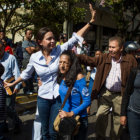 PERSEGUIDA. La ex diputada venezolana durante un reciente acto poltico.