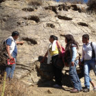 ESTUDIOS. La prospeccin de huellas de dinosaurio en el municipio de Sucre.