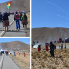 CONFLICTO. El enfrentamiento en la ruta.