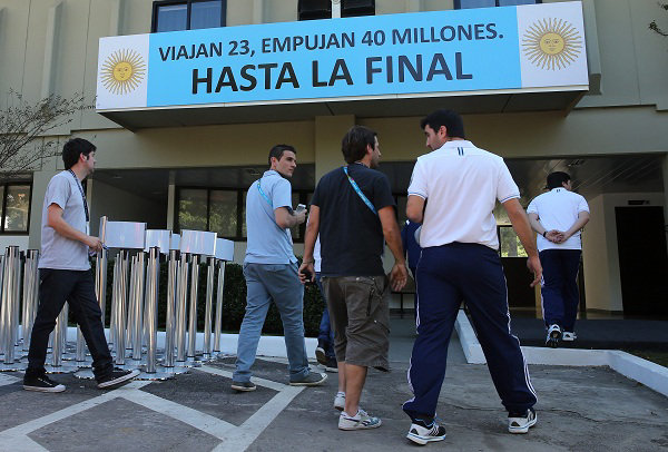 La sede de la seleccin de Argentina en Belo Horizonte.