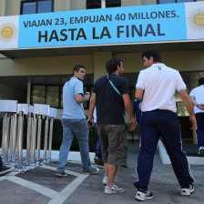 La sede de la seleccin de Argentina en Belo Horizonte.