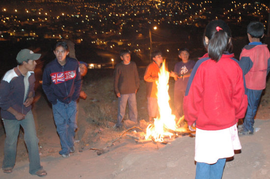 SANCIN. Advierten que los que sean encontrados haciendo fogatas sern multados.