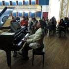 CONCIERTO. Juan Miguel Arias en el piano, anoche, en el teatro Gran Mariscal.