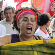 Por segundo da consecutivo, hubo protestas en medio del Mundial.