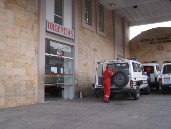 HOSPITAL. El servicio de Emergencias atendi varios casos de personas heridas.