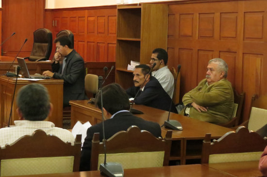 JUICIO. Las audiencias en Sucre.