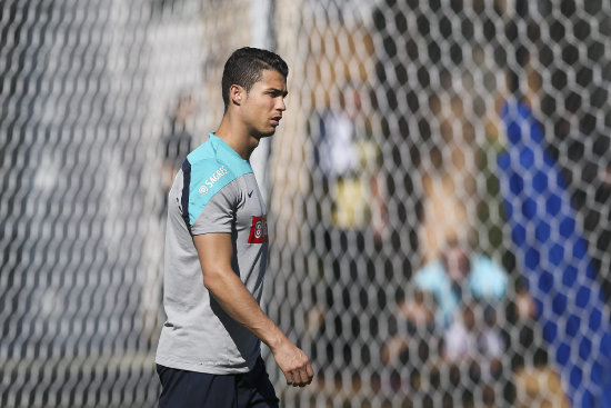 El capitn de la seleccin de Portugal, Cristiano Ronaldo, est recuperado para jugar el primer partido del Mundial hoy, frente a Alemania.