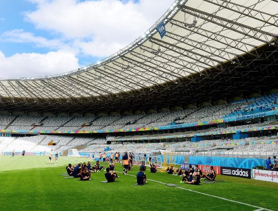 El monumental estadio Mineirao recibir a Blgica y a Argelia.