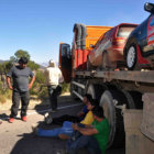 Los pilotos nacionales estuvieron varados por el bloqueo.