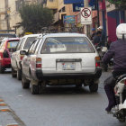 IRREGULARIDAD. Muchos automviles son habilitados como taxis sin autorizacin.