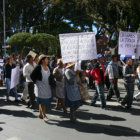 MARCHA. Gente march hace poco por Ale.