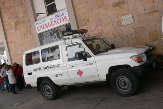 ACCIDENTE. Los heridos fueron trasladados al hospital Santa Brbara.