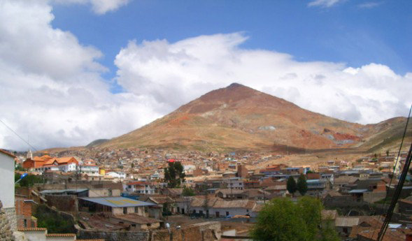 RIESGO. Vista de la ciudad de Potos.