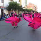 PROVINCIAS. Los estudiantes de San Francisco Xavier en Monteagudo mostraron la danza de la chacarera.