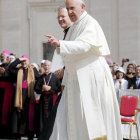 MENSAJE. El papa Francisco viaj a uno de los lugares ms castigados por la violencia.