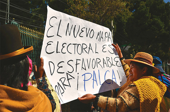 MEDIDAS. Las protestas contra el Tribunal Supremo Electoral van en aumento.