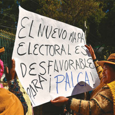 MEDIDAS. Las protestas contra el Tribunal Supremo Electoral van en aumento.