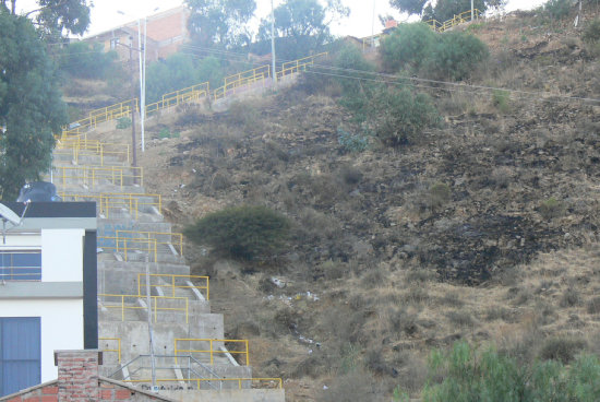 RIESGO. Una buena parte de la contaminacin del aire se debi a los incendios provocados por nios y adolescentes que quemaron pastizales.