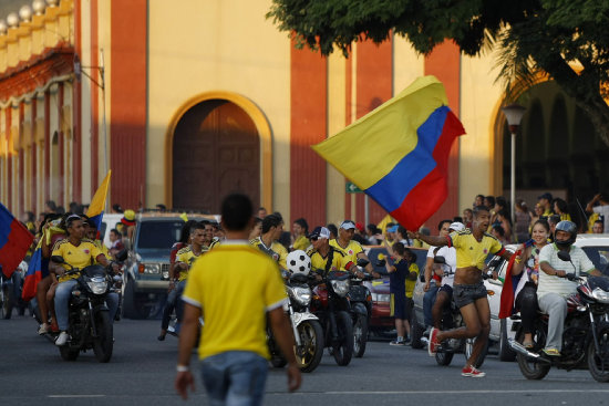 La celebracin en el municipio colombiano de Ginebra.