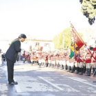 SALUTACIN. El presidente Evo Morales en el aniversario de Sacaba, Cochabamba, ayer.