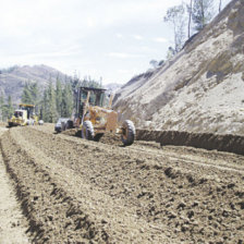 AVANCE. El trabajo en el tramo 2.