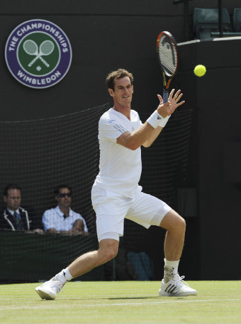 Murray responde en su partido.