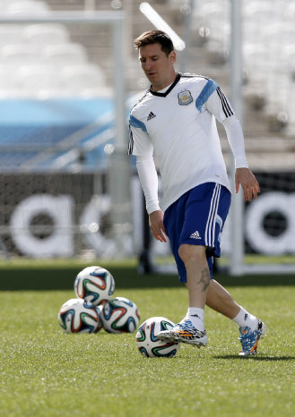 El astro argentino Lionel Messi ante un partido crucial para el futuro de su seleccin en el Mundial 2014.