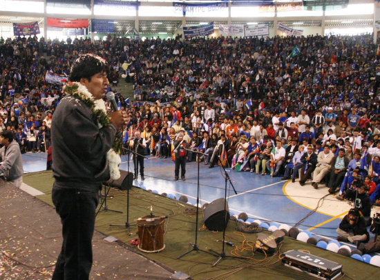 DEFINICIN. El presidente Evo Morales decidir, finalmente, las listas de candidatos.