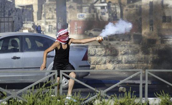 TENSIN. Manifestaciones palestinas.