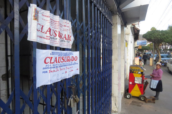 CLAUSURA DEFINITIVA: La discoteca y karaoke Amnesia estaba ubicado en la avenida Hernando Siles entre Tarapac y Luis Paz.