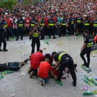 Hubo heridos en plena celebracin costarricense.