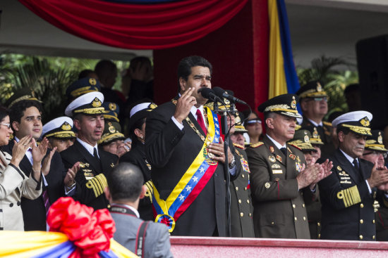 RELACIN. El Gobierno de Nicols Maduro decidi congelar las relaciones con Estados Unidos a partir de varios incidentes diplomticos.