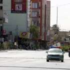 COMBATES. Vista de una de las calles de la ciudad de Karbala, bajo toque de queda.