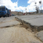 AVENIDA. Después de muchos años de postergación, comienza la recontrucción.