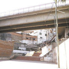 PUENTE. En esta zona, constantemente, se producen hechos delictivos.