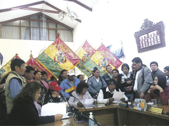 AUDIENCIA. Los comerciantes pidieron al Concejo Municipal ser tomados en cuenta.