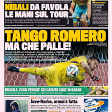 Algunas de las portadas de los diarios internacionales de ayer, luego de la clasificacin de Argentina a la final de la Copa del Mundo.