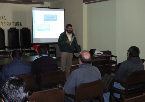 INFORME. La Sala de Control y Fiscalizacin organiz un taller con los periodistas.