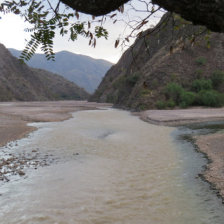 UNIN. Los ros Pilcomayo (izquierda) y ucchu (derecha) se juntan en la comunidad de Tasa Pampa, municipio de Yotala.