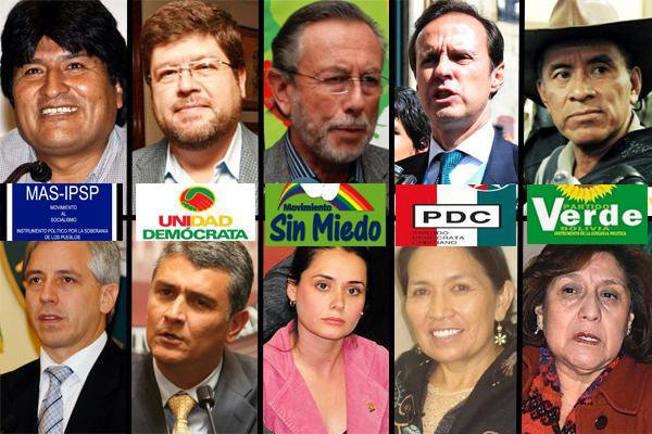 INSCRIPCIN. Tras el registro en el Tribunal Electoral, estos son los candidatos a presidente y vicepresidente del Estado Plurinacional de Bolivia.