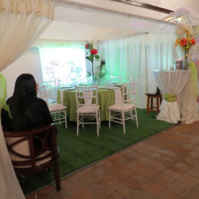 FERIA. La Expoboda espera al pblico en el saln Santa Mnica.