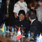 ENCUENTRO. Evo Morales en Brasil.