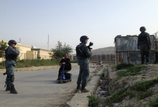 KABUL. Vigilancia tras el atentado.